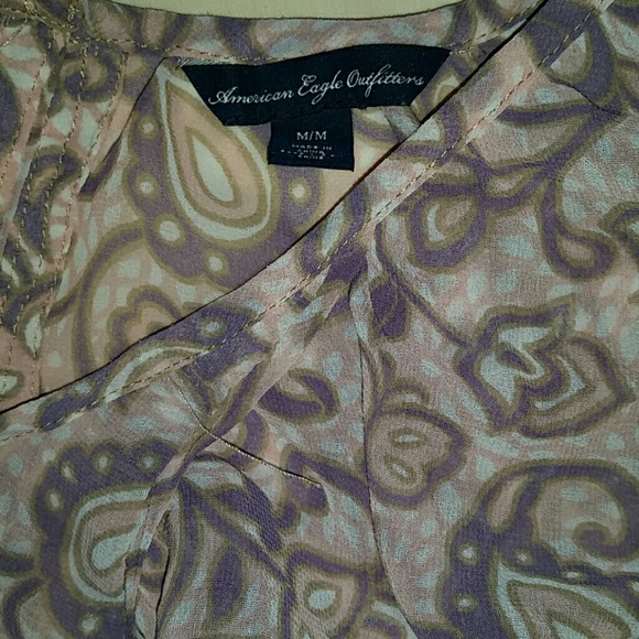 American Eagle flutter-sleeve blouse - Picture 2 of 4